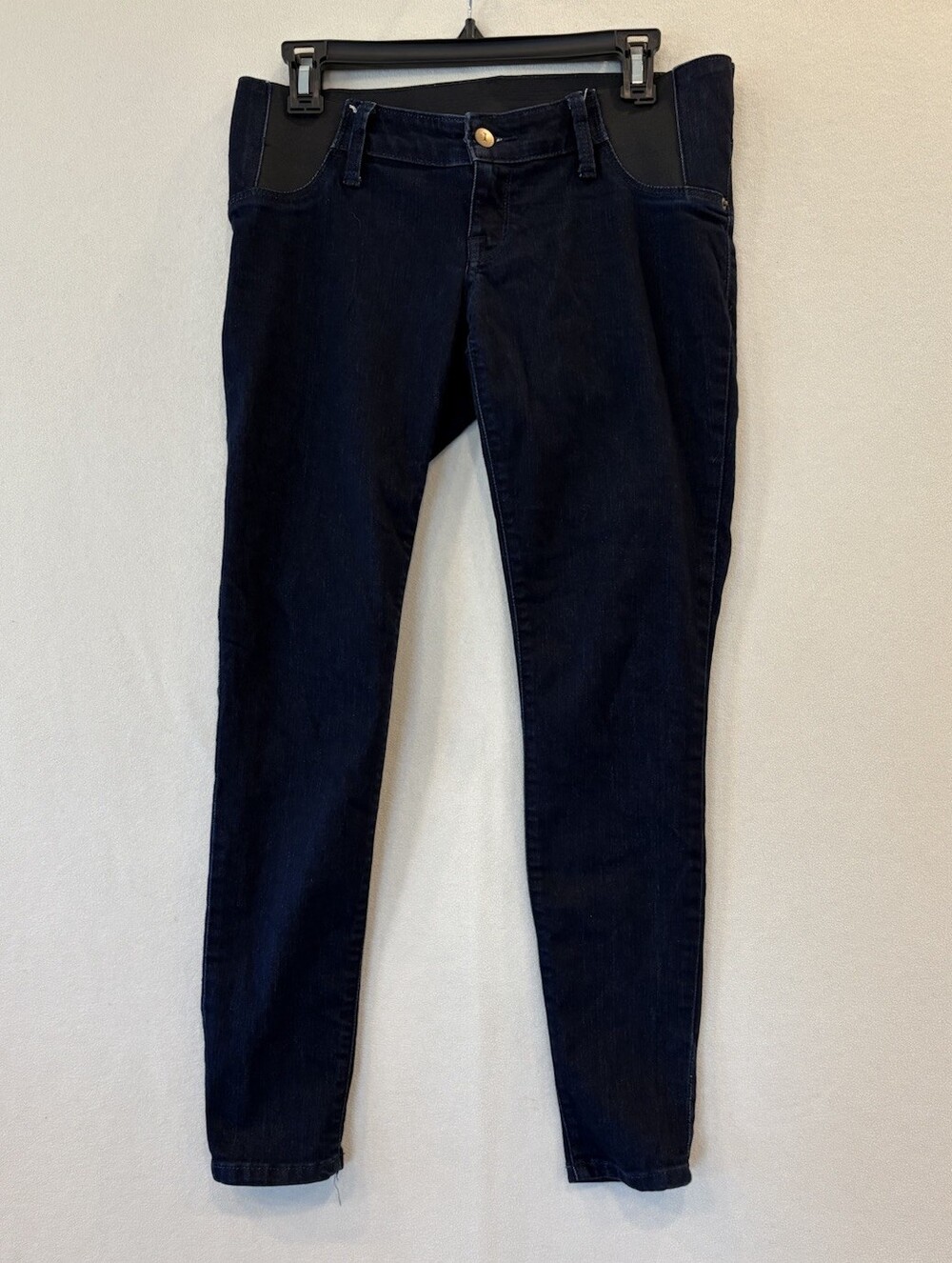Isabel Maternity Jeggings Womens 2/26R Blue Dark Wash Stretch Denim Jeans